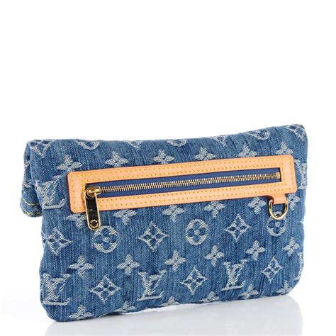 lv pochette blue|louis vuitton monogram purses.